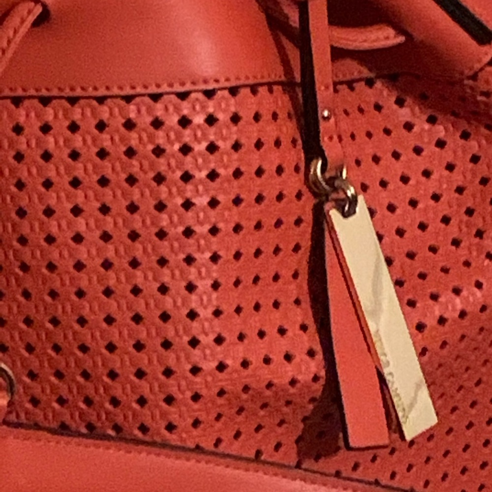 Vince Camuto Perforated Bucket Bag - Picture 3 of 11